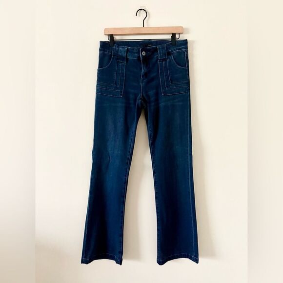 Edyson Ellington Flare Jeans in Dark Wash - Size 28S - Picture 1 of 5